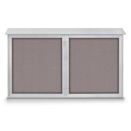 United Visual Products Open Faced Traditional Rounded Corkboard UV646ARC-SATIN-KEYLIME